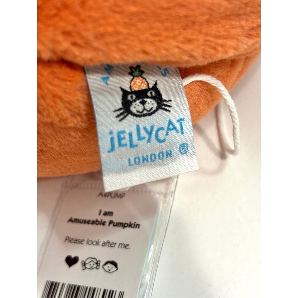 Jellycat Amuseable Pumpkin Halloween VHTF ❗️RETIRED BNWT - Picture 7 of 9